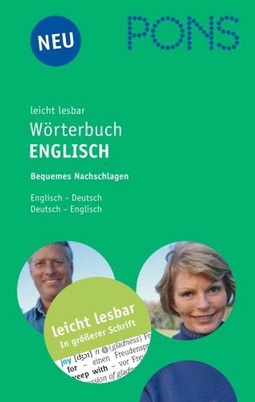Leicht lesbar Wörterbuch Englisch