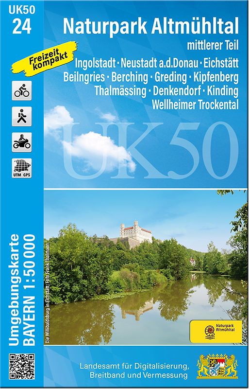 UK50-24 Naturpark Altmühltal mittlerer Teil