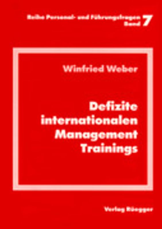 Defizite internationalen Managementtrainings