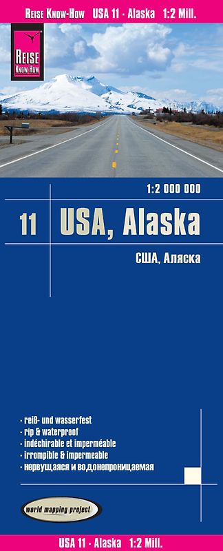 Reise Know-How Landkarte USA 11, Alaska (1:2.000.000)