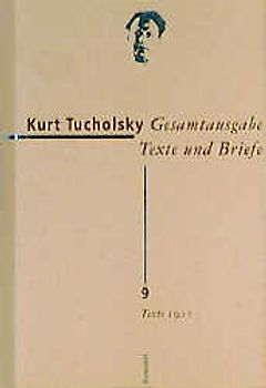 Gesamtausgabe Texte und Briefe 9