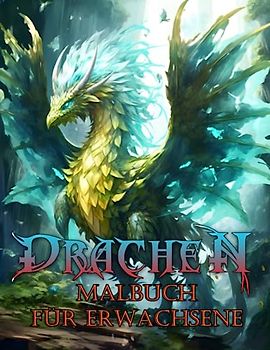 Drachen Malbuch: Für Kinder Mit 30 Muster und Drachendesign für Entspannung und StressabbauFantasy Malbücher)