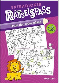 Extradicker Rätselspaß. Finde den Unterschied