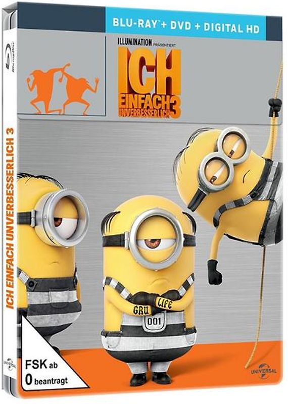 Ich - Einfach Unverbesserlich 3 [Limited Steelbook, inkl. DVD] Blu-ray Disc