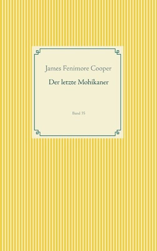 Der letzte Mohikaner