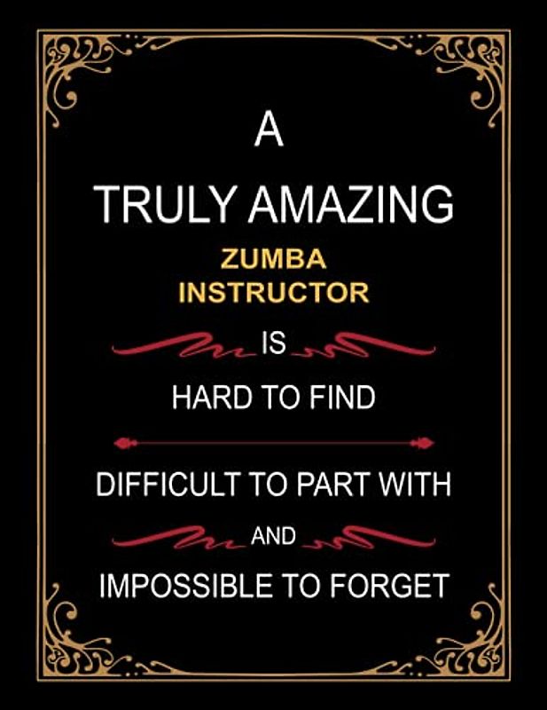 A TRULY AMAZING VENTURE CAPITAL ANALYST IS HARD TO FIND DIFFICULT TO PART WITH AND IMPOSSIBLE TO FORGET: ZUMBA INSTRUCTOR appreciation gifts lined notebook journal diary 120 pages 8.5 x 11 gift idea