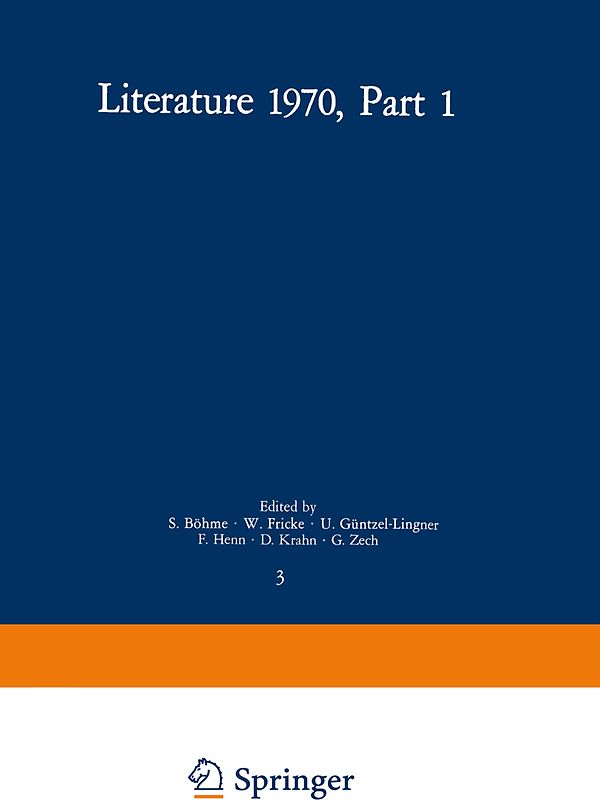 Literature 1970, Part 1