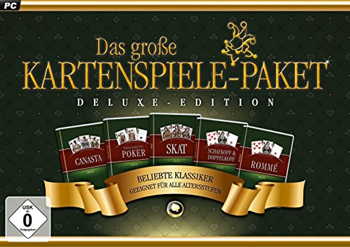 Das große Kartenspiele Paket [Deluxe Edition] PC Spiele