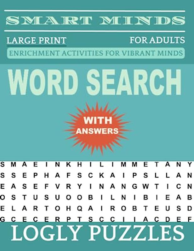 Word Search Book Large Print for Adults: 2400+ words New Fun and Relaxing Puzzles Book for Adults & Seniors with Answers Key