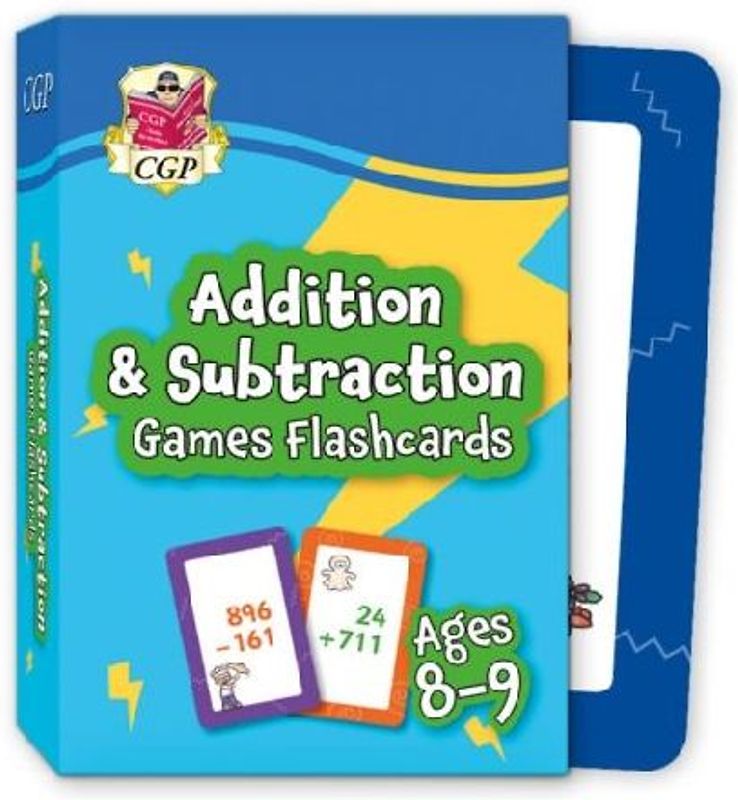 Addition & Subtraction Games Flashcards for Ages 8-9 (Year 4)