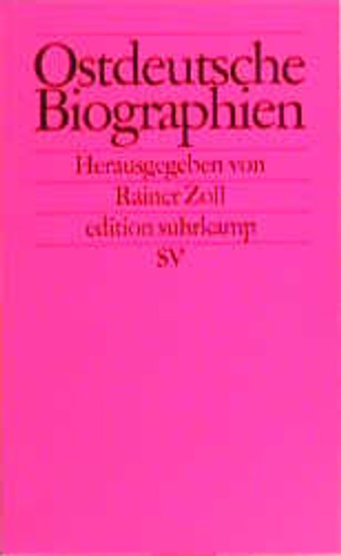 Ostdeutsche Biographien