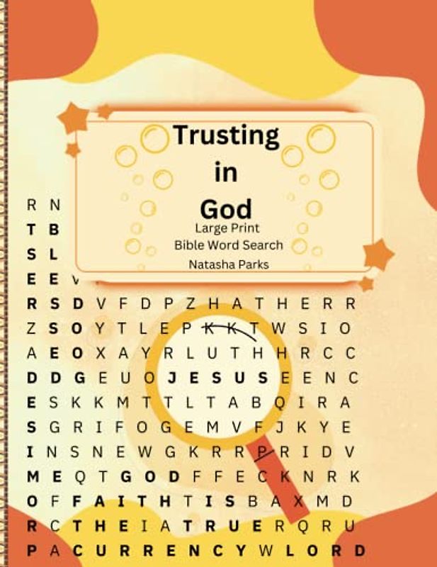 Trusting In God: Large Print Bible Word Search