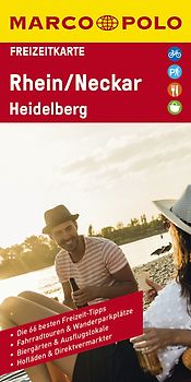 MARCO POLO Freizeitkarte 35 Rhein, Neckar, Heidelberg 1:100.000