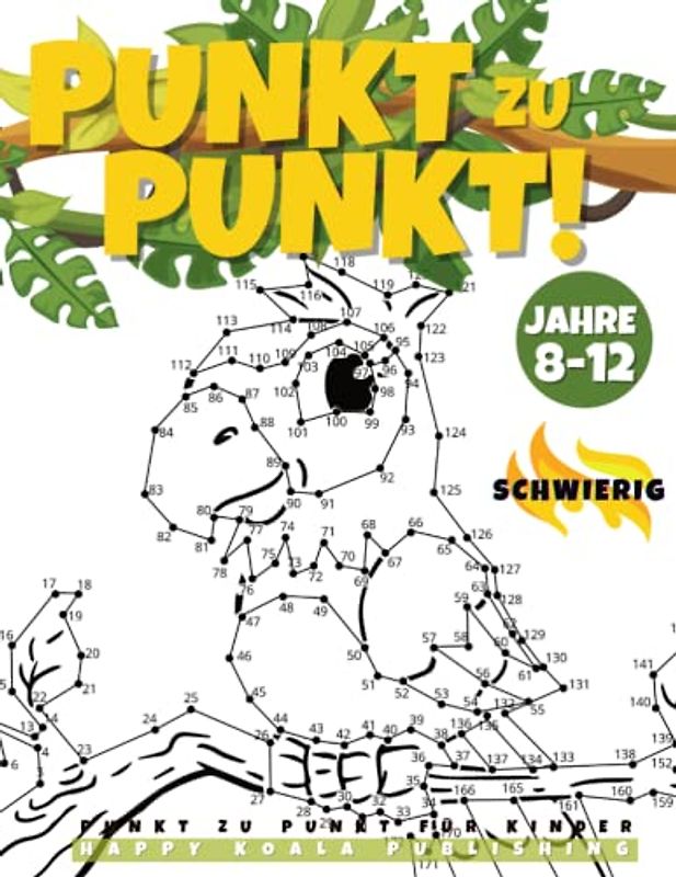 Punkt zu Punkt Kinder ab 8-12 schwierig: das lustige und herausfordernde 'Verbinde die Punkte' für Jungen und Mädchen.Bis zu 327 Punkte!