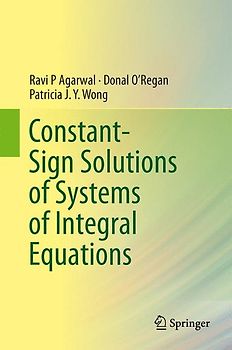 Constant-Sign Solutions of Systems of Integral Equations