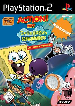 Action mit SpongeBob Schwammkopf und seinen Freunden [Eye Toy Kamera erforderlich] PlayStation 2