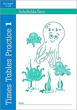 Times Tables Practice Book 1: KS1/KS2 Maths, Ages 5-8