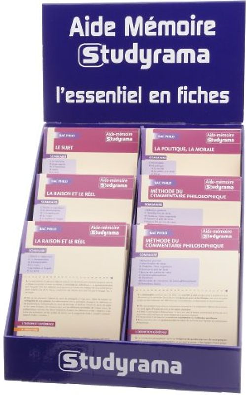 PLV pleine aide mémoire bac philo (6tX5ex)