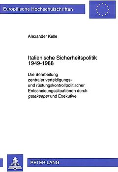 Italienische Sicherheitspolitik 1949-1988