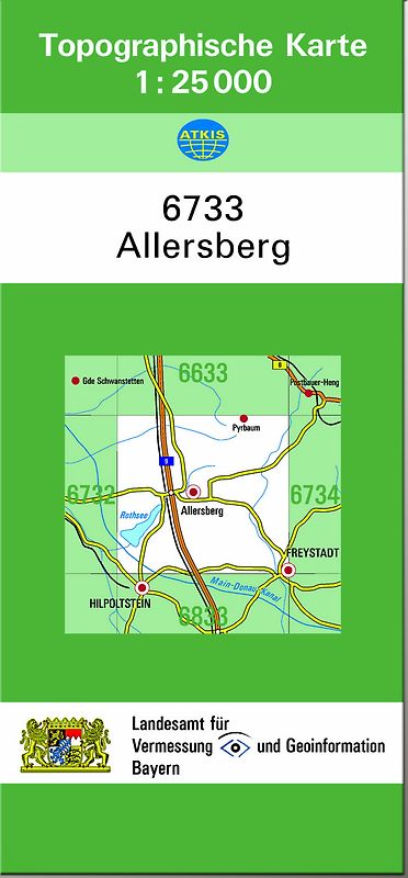 TK25 6733 Allersberg