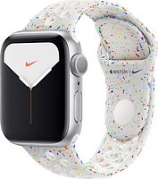 Apple Watch Nike Series 5 44 mm caja de aluminio plateado con correa deportiva Nike platino puro S/M [Wi-Fi]