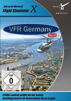 Microsoft Flight Simulator X: VFR Germany 2 - Nord [Add-On] PC Spiele