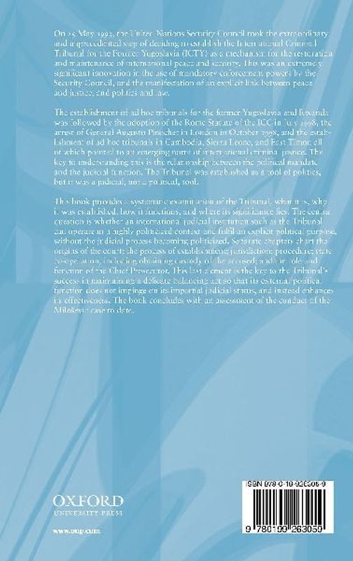 The International Criminal Tribunal for the Former Yugoslavia