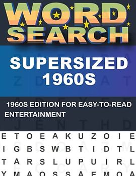 The Great Supersized 1960s Word Search For Adults: A Must-Have for Puzzle Lovers