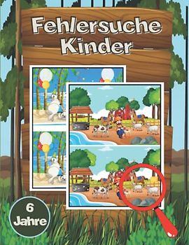 Fehlersuche Kinder: Finde die Unterschiede Für Kinder, Lernspiele zur Verbesserung der Konzentration, Lernspielbuch für Kinder 6 Jahre, Bilderrätsel.