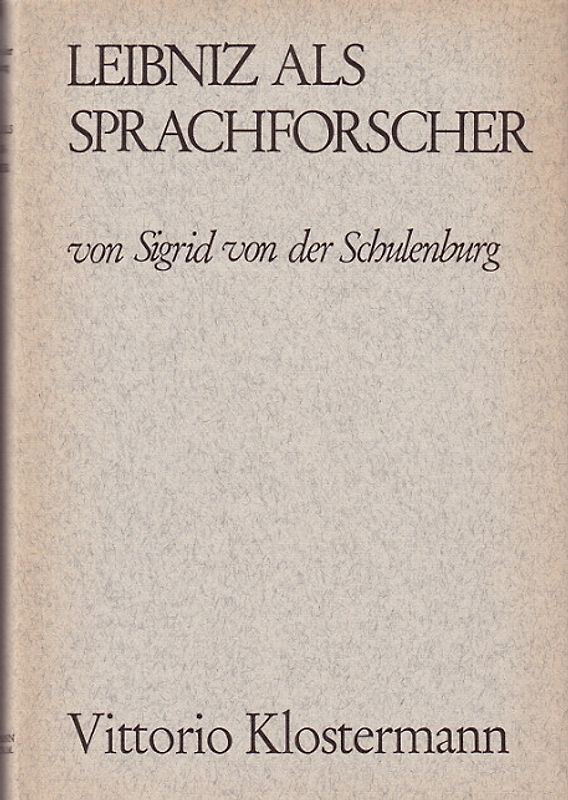 Leibniz als Sprachforscher