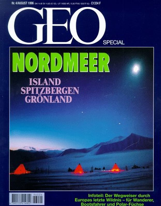GEO Special 08/1996: Nordmeer [Broschiert]