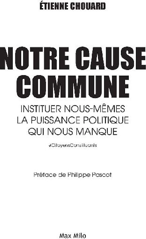 Notre cause commune