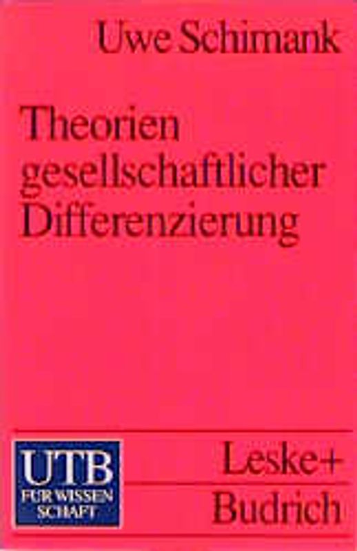 Theorien gesellschaftlicher Differenzierung