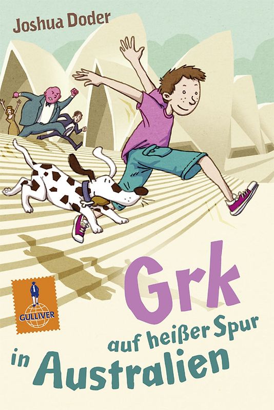 Grk auf heißer Spur in Australien. Roman. Mit Vignetten von Markus Spang