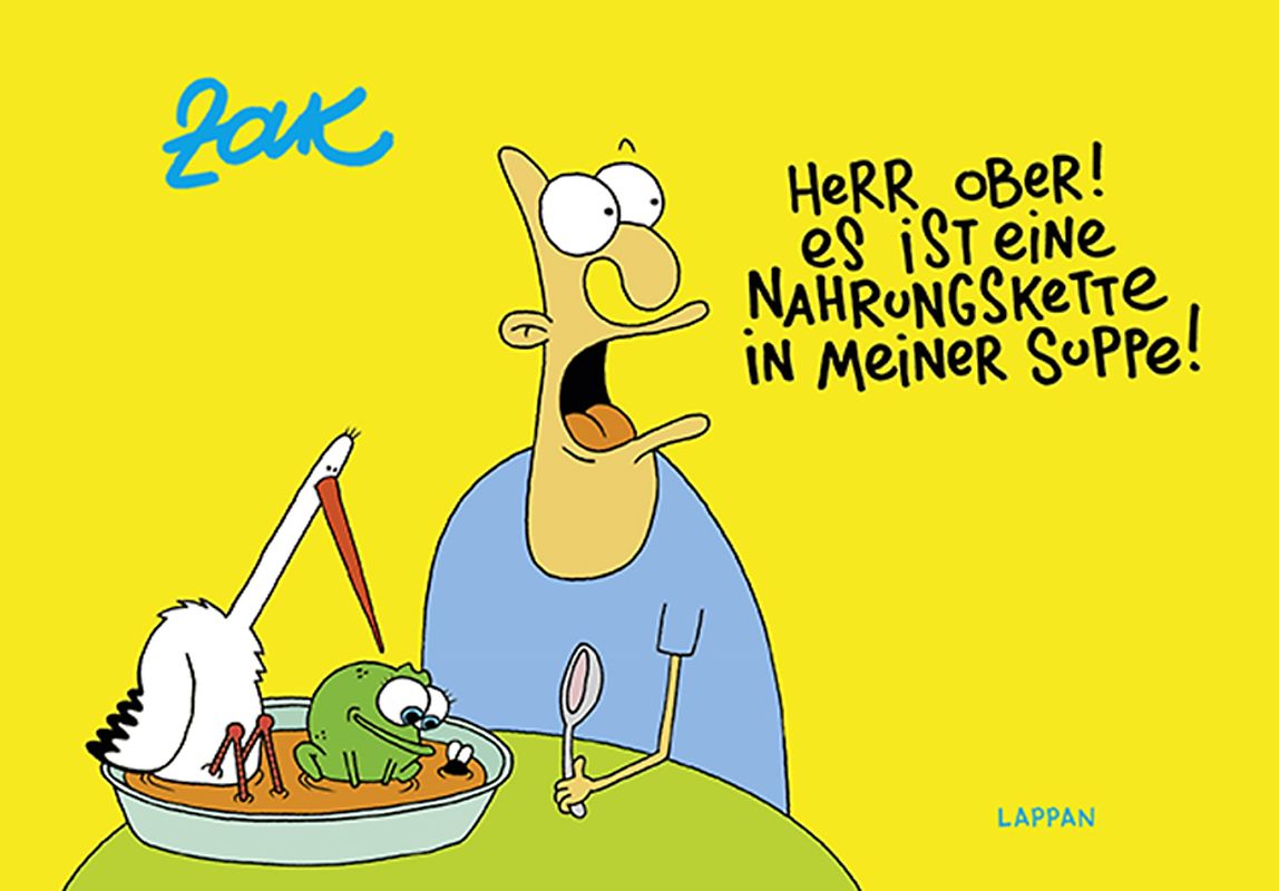 Herr Ober! Es ist eine Nahrungskette in meiner Suppe!