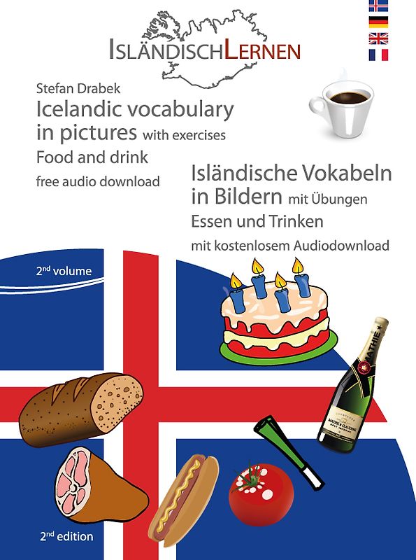 Isländische Vokabeln in Bildern mit Übungen (2. Band) // Icelandic vocabulary in pictures with exercises