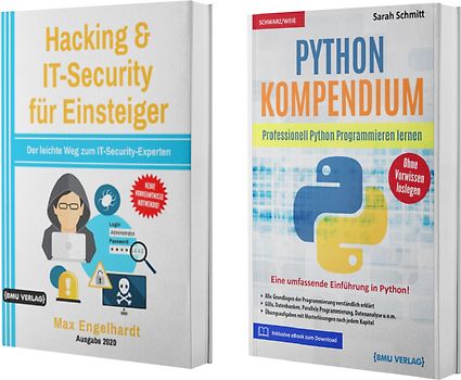 Hacking & IT-Security für Einsteiger + Python Kompendium (Hardcover)
