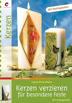 Kerzen verzieren für besondere Feste