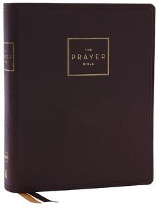 The Prayer Bible: Pray God's Word Cover to Cover (Nkjv, Brown Genuine Leather, Red Letter, Comfort Print)