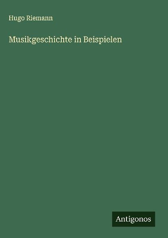 Musikgeschichte in Beispielen