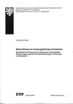 Störeinflüsse im Leistungsbild des Architekten