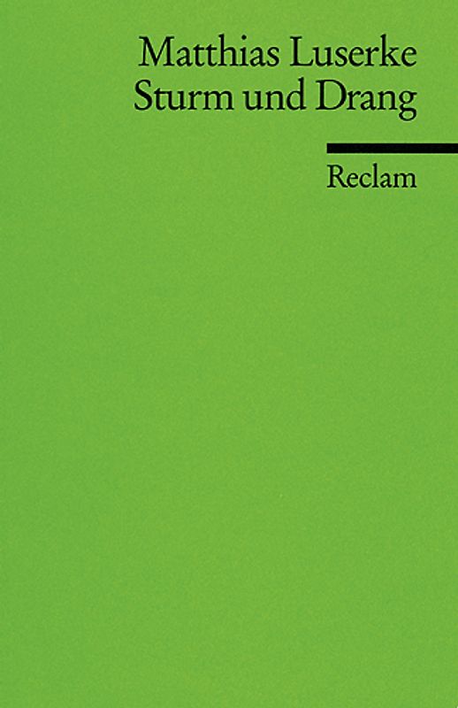 Sturm und Drang