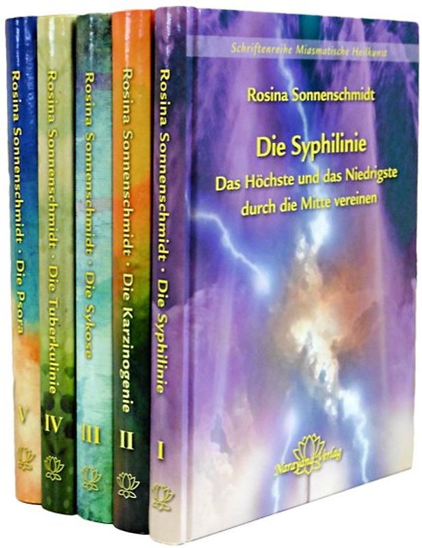 Set der Schriftenreihe "Miasmatische Heilkunst" in 5 Bänden
