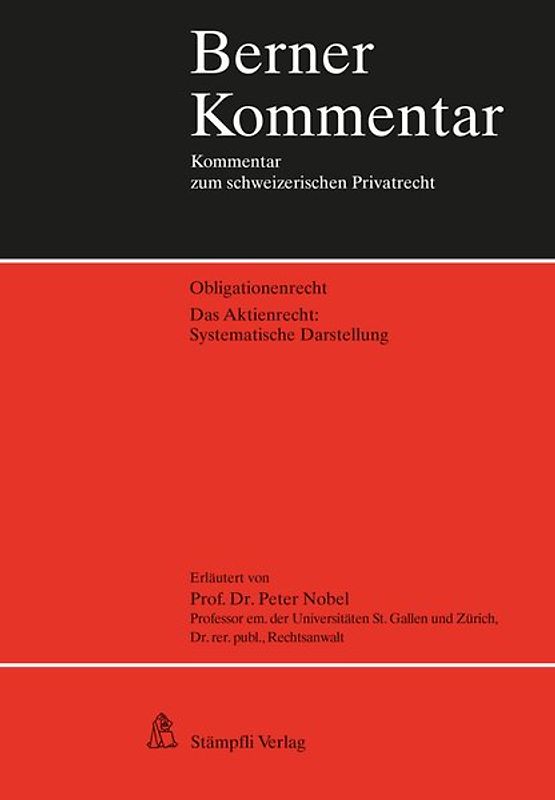 Aktienrecht, Systematische Darstellung