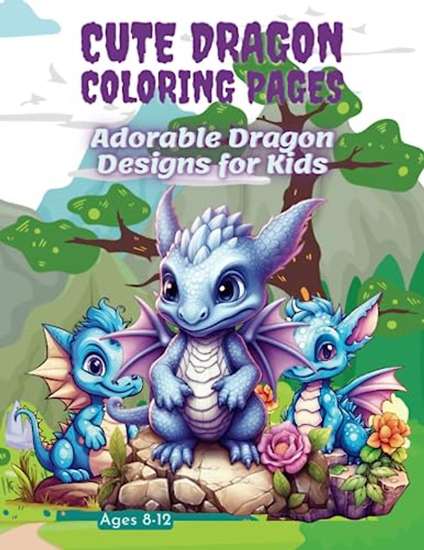 Cute Dragon Coloring Pages: Adorable Dragon Designs for Kids