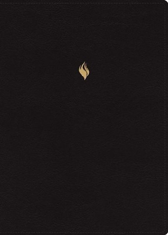 Rvr60, Biblia de Estudio de la Vida Plena, Edición Clásica, Leathersoft, Negro, Palabras de Jesús En Rojo, Comfort Print, Con Índice Y Cierre