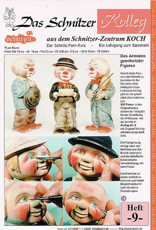Das Schnitzer-Kolleg / Das Anmalen geschnitzter Figuren