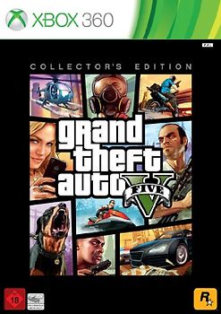 Grand Theft Auto V [Collector's Edition inkl. Artwork-Steelbook + Landkarte + Basecap + Tasche mit Schlüssel] Xbox 360