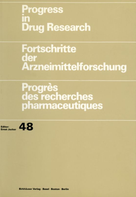 Progress in Drug Research / Fortschritte der Arzneimittelforschung / Progrès des recherches pharmaceutiques