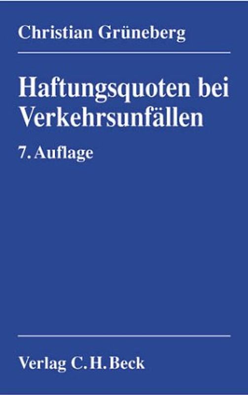 Haftungsquoten bei Verkehrsunfällen